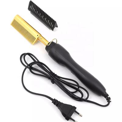 China Hot Selling Small Temple Comb Hot Professional High Heat Straightener Comb Electric Hot Sale Comb Hair Straightener for sale