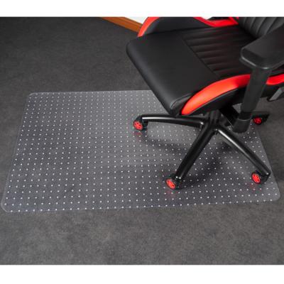 China Non-slip Transparent PVC Office Chair Mat With Rectangle Shape For Mat for sale