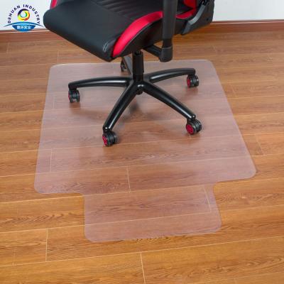 China Washable Sturdy Office Desk Chair Mat For Hardwood Floors Transparent Non Slip Premium Floor Mat 36