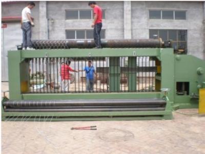 China 4300mm Weaving Mesh Width New Double Rack Drive Gabion Box Machine, Hexagonal Mesh Machine for sale