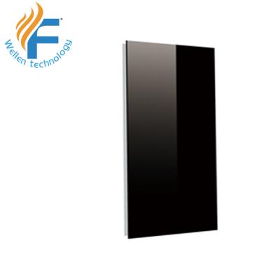 China Bathroom Wall Mounted Carbon Crystal Infrared Glass Panel Heater for sale