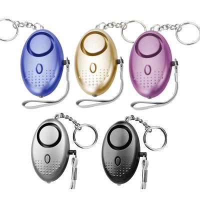 China Self Defense / Personal Alarm / Safe 140DB Noise Personal Alarm Night Lighting For Woman Emergency Self Defense Security Alarms Key Chain With Led Flashing Light for sale