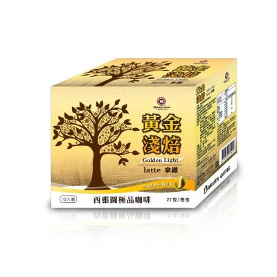 China 400 Full Size Carton Seattle Gold 3-in-1 Roast Coffee Sachets for sale