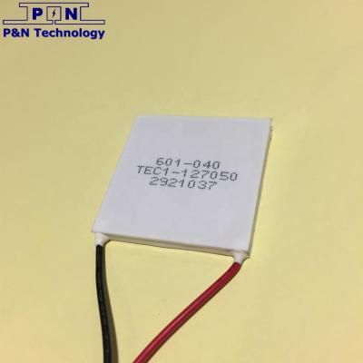 China TEC1-12705 12V 5A 40*40mm P&N Thermo Technology TEC1-12705 12V 5A 40*40mm Electron Cooling Device Chip TEC Peltier Effect for sale