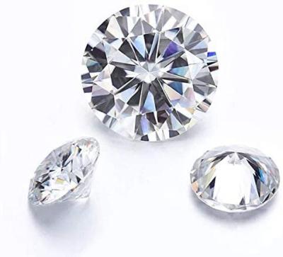 China Game or Fire 0.3 CT Colored 4 Millimeter Superstars Around Brilliant Cut D G E-F H I J VVS White Around Synthetic Loose Moissanite EX Cut for sale