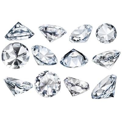 China Color Game or Fire Melee Superstars Round VVS Cut DEF Brilliant White EX Price Per Small Carat Synthetic Moissanite Loose Gemstones for sale