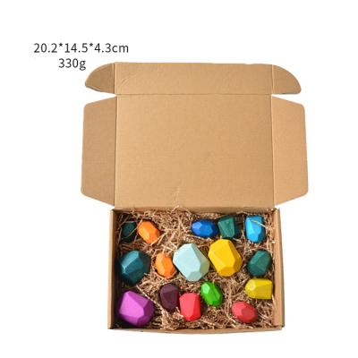 China Building Toy ASTM F963-17 Stone Opener Toy Nordic Decoration Balance Building Blocks Stacking Game Toy for sale