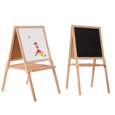 China hot sale wooden high qualitybeech wooden magnetic sketchbook drawing board toy for sale