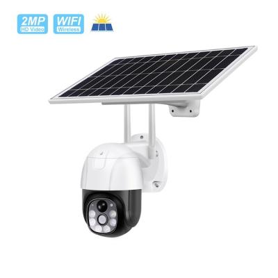 China Human Motion Tracking WiFi Radio IP66 1080P HD 4G Outdoor Waterproof Home Security Solar PTZ Camera Solar Battery Powered Wifi IP Camera for sale