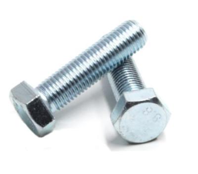 China Carbon Steel Galvanized Stainless Steel Galvanized Hex Bolts DIN931 DIN 933 for sale