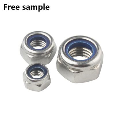 China Heavy Industry 10Mm Self Locking Nut Insert Jam Nut 12Mm Nylon Self-lock Nut for sale