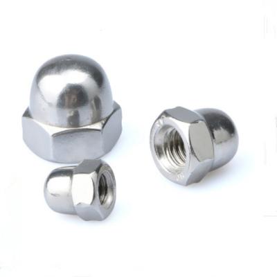 China Heavy Industry Stainless Steel GB923 DIN1587hex Domed Cap Nut for sale