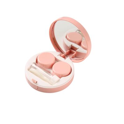 China High Quality Cartoon Girl Beauty Pupil Box Contact Lens Easy Carry Case for sale