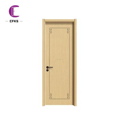 China Fire protection factory manufacture various price MDF interior cheap melamine door home hotel room interior wooden door for sale