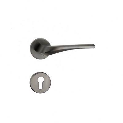 China New Style Door Lock Hot Nickel Brushed Door Handle For Lock Interior Doors for sale