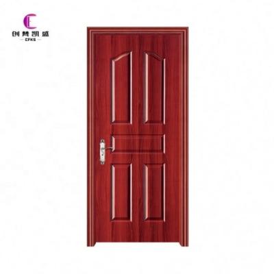 China Reasonable Price Large Furniture Waterproof Fashionable Wooden Entrance Door Interior Solid Wood Doors Room for sale