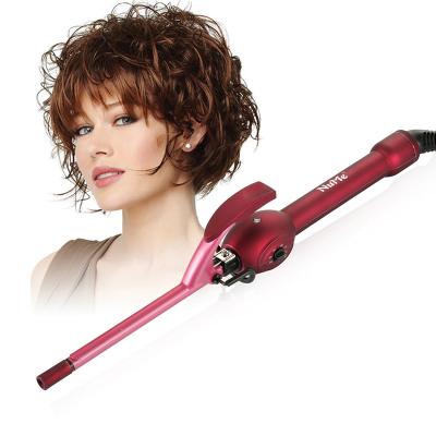 China Red Magic Beauty Convenience Tools Salon Hairstyling Women Hair Curler Safety Automatic Suttik 9mm Hair Curling Rollers for sale