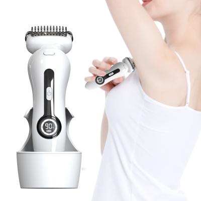 China Skin Tightening Women Razor Body Hair Remover Electric Shaver Madam Shaver Painless USB Rechargeable for sale