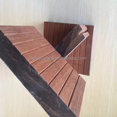 China Small surface groove strong durable surface strandwoven bamboo decking for sale