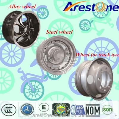 China Alloy& High Quality Steel Car&truck Wheels 16-20 Inch 20-30 Days All Season Alloy&steel Middle East ARESTONE 14*5.5 NC; SHN Silver 9.5 for sale