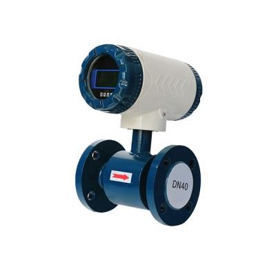 China PTFE F4 Battery Flow Meter Wine Flowmeter Food Grade Electromagnetic Flowmeter for sale