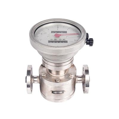 China Small Flow Oval Velocity Flow Meter Cast Cast Steel Oval Stainless Steel Velocity Flow Meter LC-FMT for sale