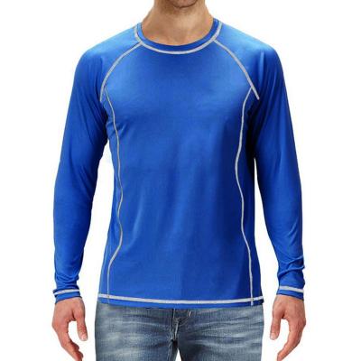 China Customized Men QUICK DRY Long Sleeve T-Shirt UPF50+ Sun Breathable Raglan Long Sleeve Top UV Protection Quick Dry Shirts for sale