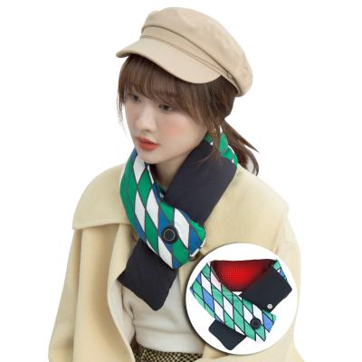 China Sidiou Soft Group USB Heated Scarf Rechargeable Battery 3 Levels Temperature Adjustable Winter Electric Neck Heating Warm Wrap for sale