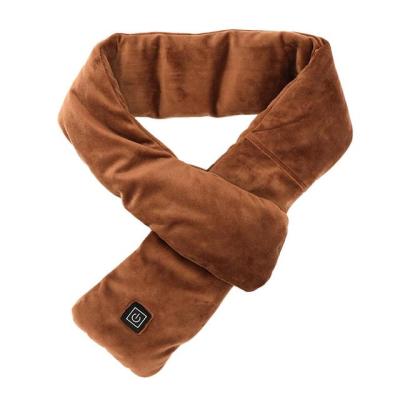 China New Cotton Sidiou Group Gear Winter Adjustable Heated Scarf USB Filling Women 3 Heating Scarf Shawl Neckerchief Plush Collar Scarves for sale