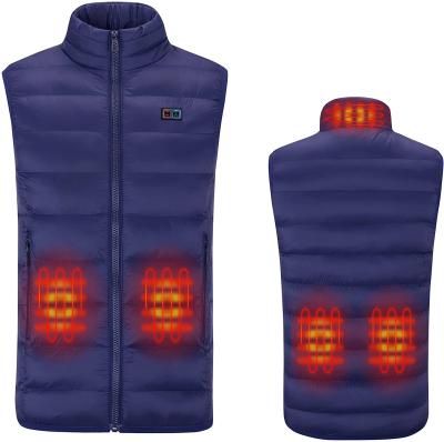 China Double Switch Heating Anti-Wrinkle Heating Vest USB Electric Heated Vest Cotton Eco-friendly Winter Rechargeable Heated Warmer For Women Men for sale