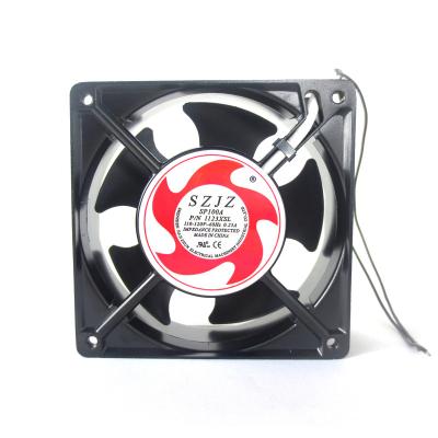 China Cooler 120mm High RPM Condenser Exhaust Fan 12038 AC Ball /sleeve Bearing Type Cooler for sale