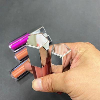 China Wholesale Vegan Makeup OEM Free Sample Private Label Waterproof Matte Shimmer Lipstick Waterproof Lip Gloss for sale