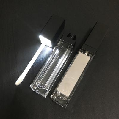 China Wholesale Waterproof Led Liquid Lipstick Lip Gloss Private Label Matte Lipgloss with Light and Mirror for sale