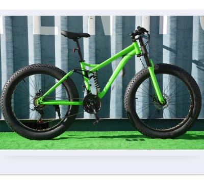 China Green Color Street Fat Bike MTB Aluminum Alloy Mountain Bicycle Outdoor Gear Cycle For Man Factory Price Bike For Sale for sale