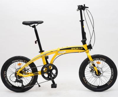 China Popular 20inch folding alloy steel street city bicycle outdoor foldable bike bicycle for sale for sale