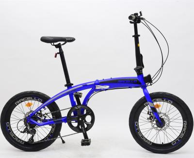 China Popular 20inch folding bicycle alloy steel street gravel bike city outdoor foldable bike bicycle for sale for sale