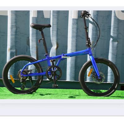 China Street Hi-Ten Outdoor Steel Foldable Bicycle 20inch Popular Alloy Steel Folding Bicycle Bike for sale