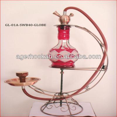 China Crystal Ager Wholesale Glass Nargile Hookah for sale