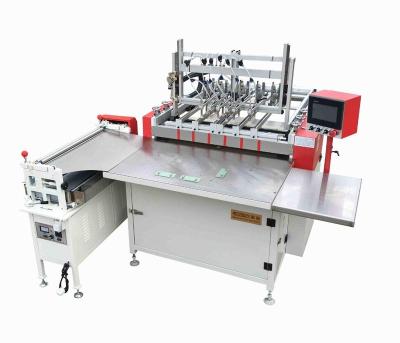 China Factory Semi-automatic photobook cover making machine single station book case making machine hardcover book making machine for sale