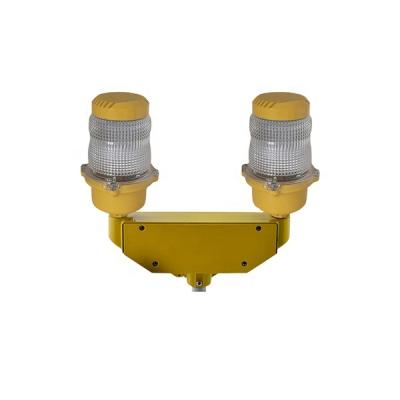 China DL200D aluminum alloy low intensity aviation obstruction light, dual obstruction light, aviation lamp for sale