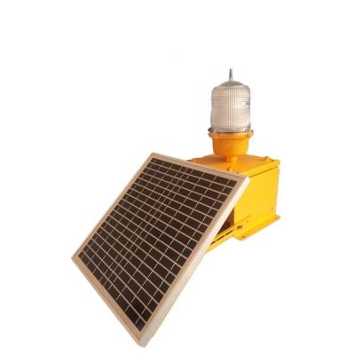 China DLT32S polycarbonate or die-casting aviation aluminum solar obstruction light, aviation warning light for sale