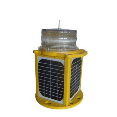 China TYI32 Alloy Aviation Aluminum Solar Powered Red Obstruction Light For High Building , Crane for sale