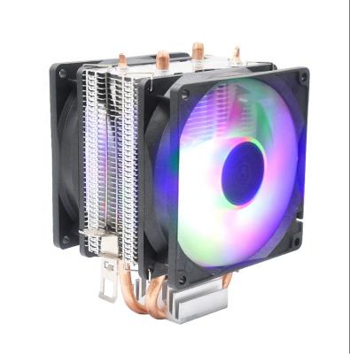 China Standard Products of CPU Cooling CPU with Air Cooling Fan 120mm High Quality Plastic CPU RGB 3pin/4pin Air Heatsink for sale