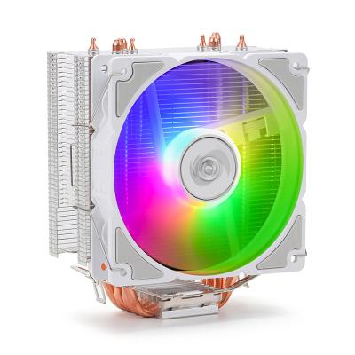 China High Speed ​​CPU Heat Pipe 4 Fans 120mm 5V CPU Heatsink With ARGB LED Light For CPU PC Case for sale