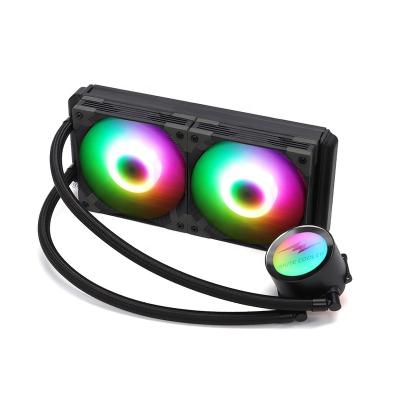 China CPU Cooler Liquid Water Cooling With 120mm Fan Radiator 12v High Power Use In PC Case And CPU for sale