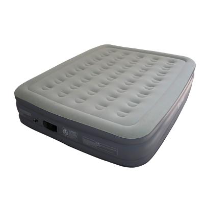 China Portable 40 Holes Pull Full Size Air Bed Mattress With Built-in Pump for sale