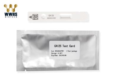 China FIA POCT 25T de Kit Tumor Marker de la prueba CA125 en sangre entera, plasma y suero en venta