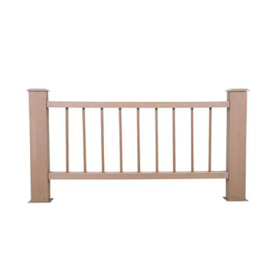 China Easily Compiled Balcony Outdoor Patio Fence Garden Flooring WPC Compound Decking Fence Designs for sale