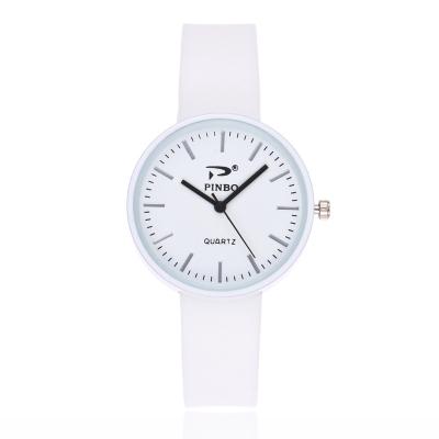 China Hot Water Resistant Women's Watch Silicone Strap Casual Sports Ladies Watch Gift Clock Quartz Movement High Quality Wristwatch for sale