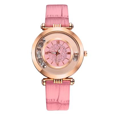 China Water Resistant Fashion Women Leather Dress Luxury Casual Analog Wrist Watch Quartz Crystal Wristwatch Fashion Casual Female for sale